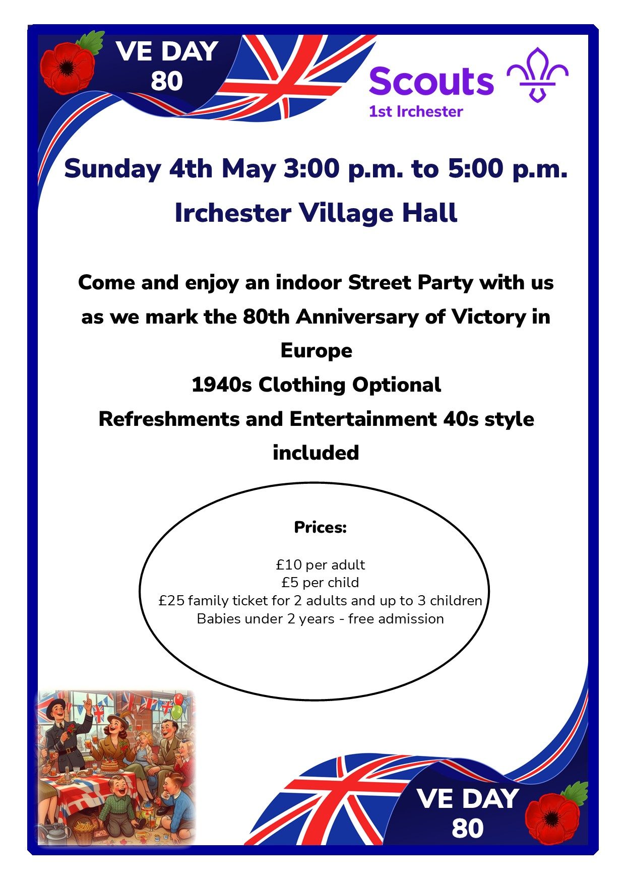 VE Day Poster